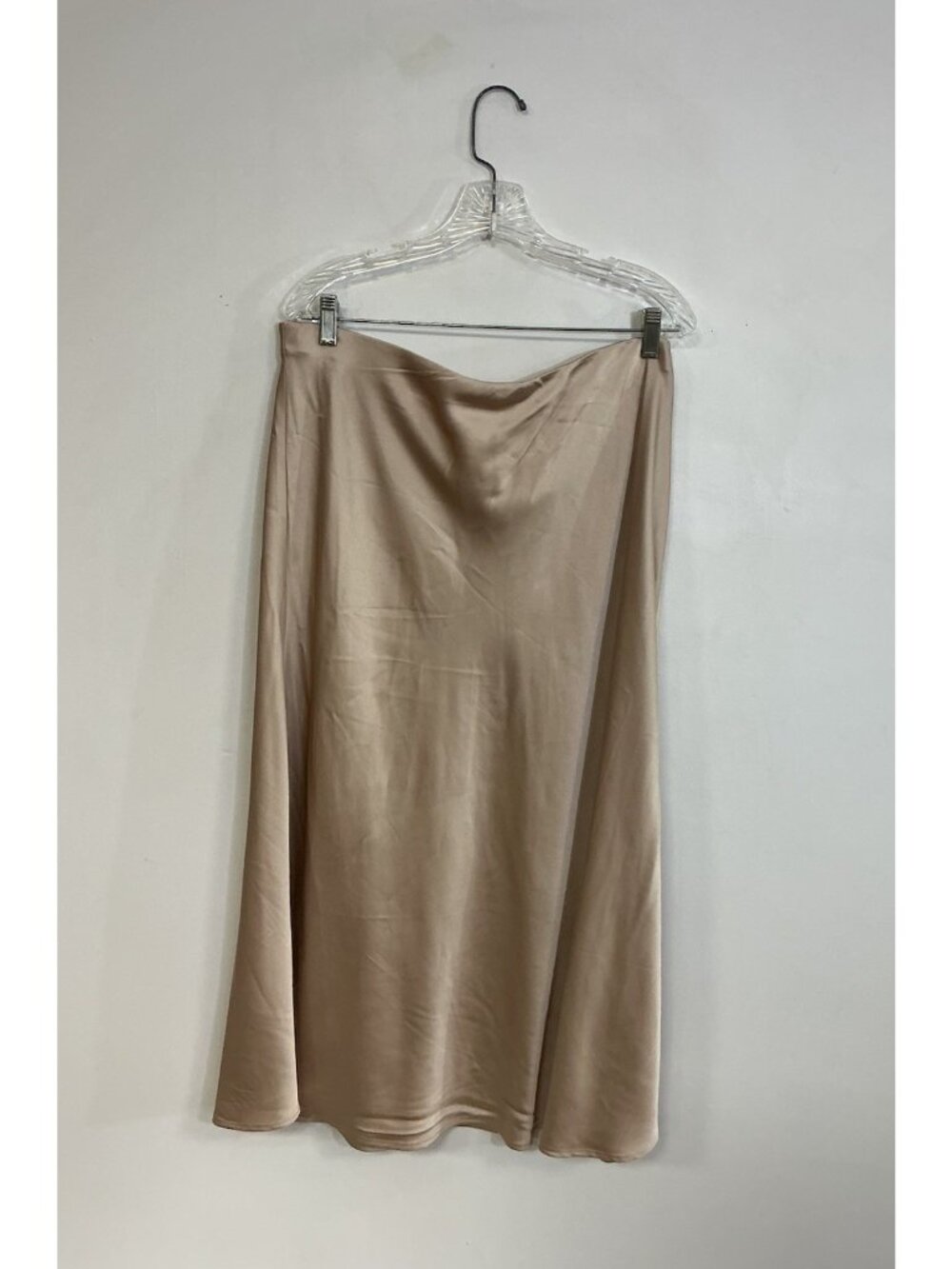 H&M Satin Maxi Skirt Champagne Womens XL